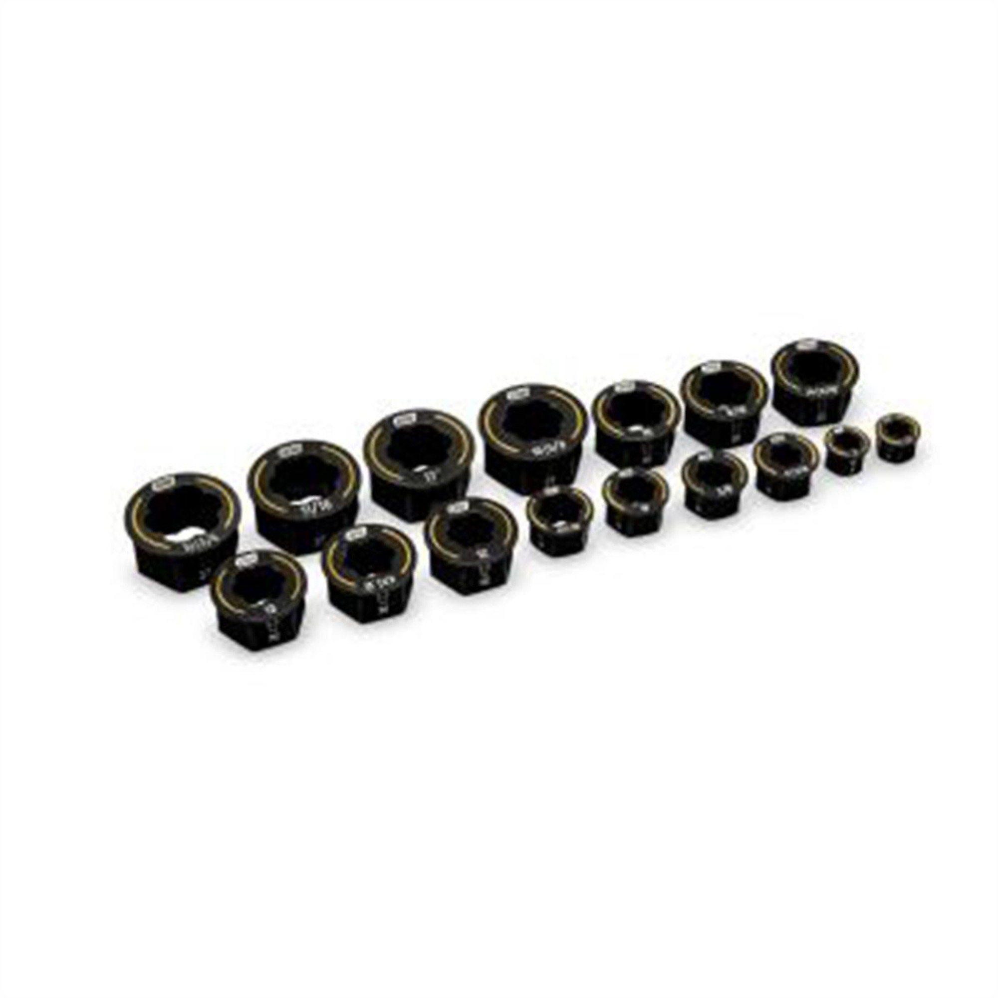 GearWrench Bolt Biter Wrench Insert Set — 16-Piece, SAE/Metric, Dual Sized, Magnetic Retention, Model# KDT86192